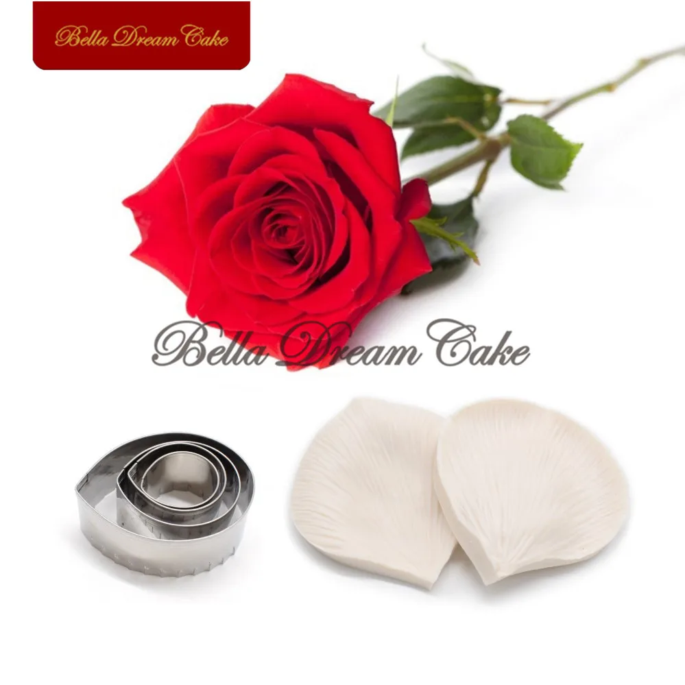 Baking & Cake Decoration Paper, Party & Kids rose petal veiner & cutter