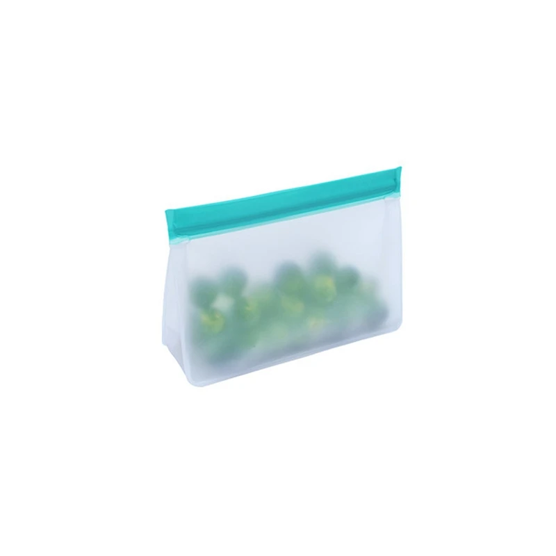 PEVA Leakproof Food Storage Bag Reusable Freezer Bag Top Fruits Lunch Box Kitchen Ziplock Organizer BPA-Free