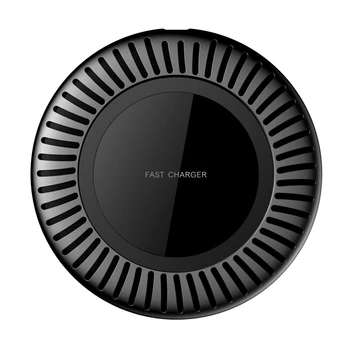 

IG-10W Qi Wireless Charger Mobile Phone LED Light Fast Charging Dock Pad for iPhone Samsung Huawei
