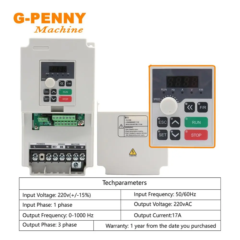 220v 380v VFD napęd o zmiennej częstotliwości 4.0kw falownik wektorowy silnik wrzeciona CNC kontrola prędkości 0-1000Hz przetwornica częstotliwości 220v 380v VFD napęd o zmiennej częstotliwości 4.0kw falownik wektorowy silnik wrzeciona CNC kontrola prędkości 0-1000Hz przetwornica częstotliwości