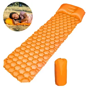 

Rooxin Inflatable Mattress Camping Sleeping Pad with Pillow Moisture-Proof Tent Sleeping Mat Air Bed for Hiking Travel Beach