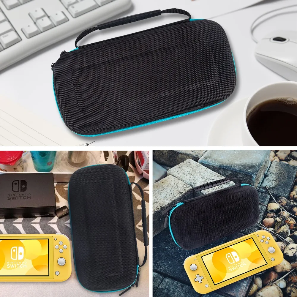 Дорожные мини Жесткая Сумка из eva для Nintendo Switch Lite Портативный переноски NS сумка Стекло защитный силиконовый чехол для Nintendo Switch Lite