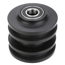 Домашние раздвижные роликовые двери сарая колеса аксессуары для шкафов Современная направляющая окна шкив Оборудование ванная комната американский стиль душ