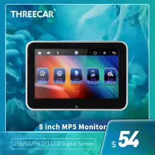 Monitor Video-Player Car-Headrest Screen-Touch HD Tft Lcd 10-/8-Button-Game DVD Remote-Control-Car