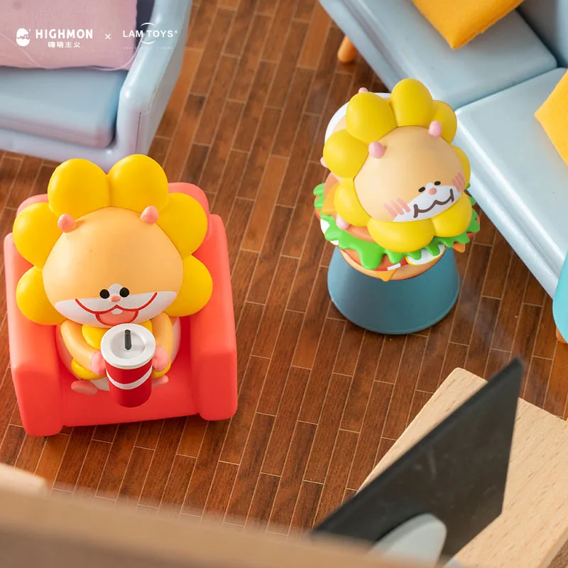 Genuine House Story Blind Box Malan Friends Hi Mengism Cute Cat Girl Heart Computer Desktop Decoration | Канцтовары для офиса и