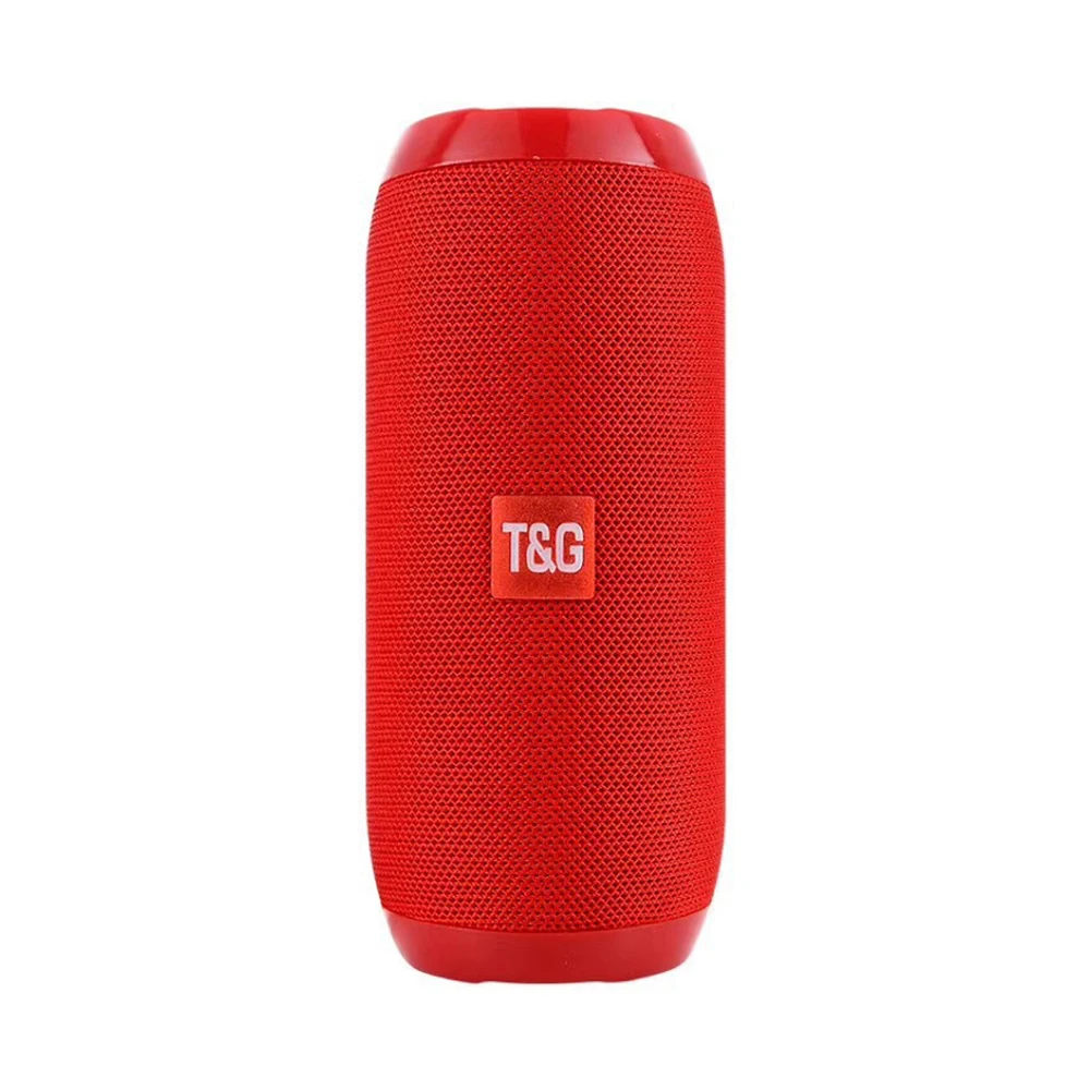 Красный TG117 Bluetooth открытый динамик водонепроницаемый портативный беспроводной Громкий динамик для телефона компьютера стерео объемный динамик s Box - Цвет: Красный