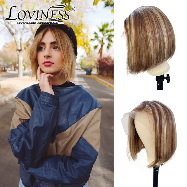 Vydelite Korotkij Bob Balayazh U Chast Blond Medovyj Korichnevyj Deshevyj Ombre Kruzhevnoj Perednij Parik Chelovecheskih Volos Dlya Zhenshin Remy Virgin Volosy Loviness Kupit Nedorogo V Internet Magazine S Dostavkoj Sravnenie Cen Harakteristiki