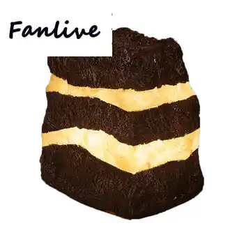 

10pcs Outdoor Stone Lawn Park Imitation Natural Resin Lamp, Villa/garden Light