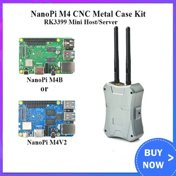 

NanoPi M4B/M2V2 CNC Metal Case Combo Rockchip FriendlyELEC RK3399 SoC 2.4G & 5G dual-band WiFi+Bluetooth 4.1 Ubuntu Android