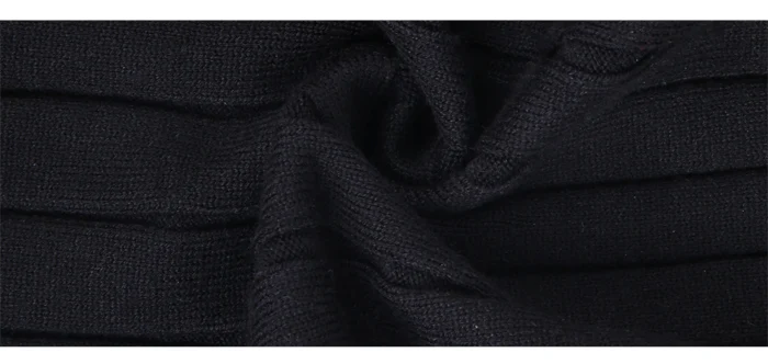 LEIJIJEANS, осень и зима, новинка, большой размер, женская вязаная длинная юбка, повседневная, элегантная, для девушек, теплая, черная, вязаная, свитерок, юбка