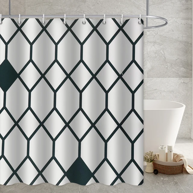 bed bath shower curtain