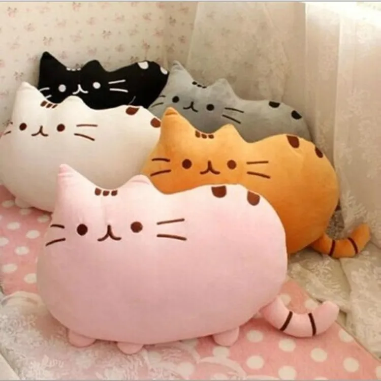 Печенье кошка Подушка талисман большой хвост кошка подушка в форме котенка плюшевая подарок на день рождения