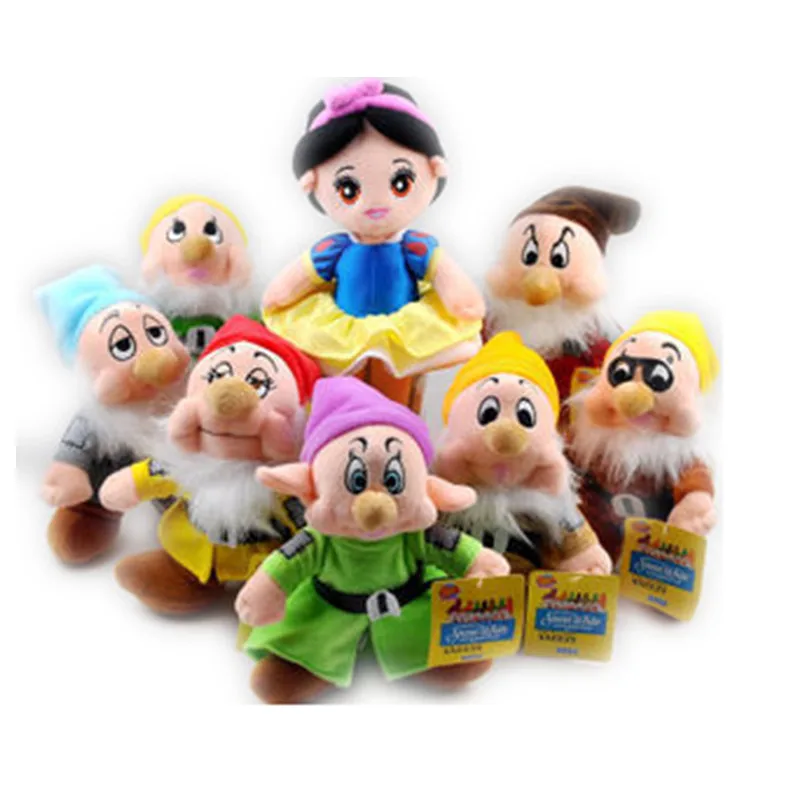 

1set /lot =8pieces/lot plush Seven dwarfs doll gift Children's toys