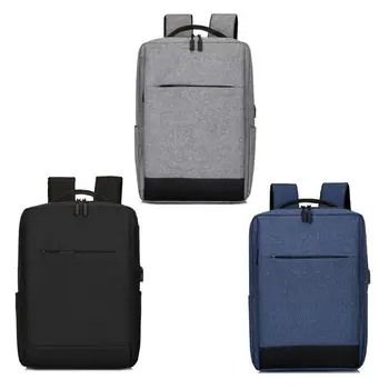 

15.6 inch Notebook PC Backpack Multi-Layer Design Comfortable Relaxed USB Charging Laptop Shoulder Carrying Rucksack