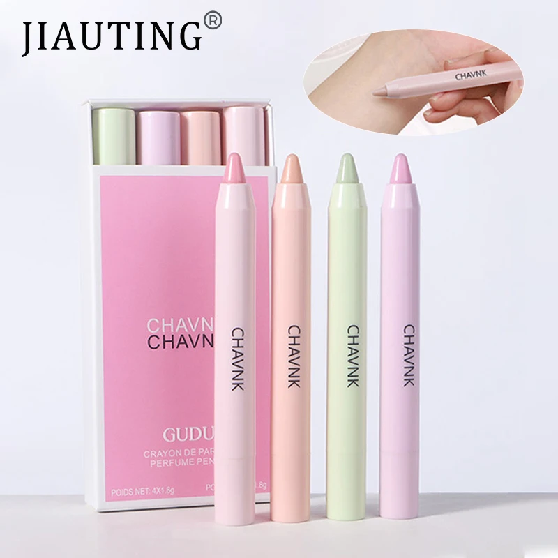 JIAUTING Perfume para las mujeres de larga duración sólida portátil fragancias palo sólido Perfume Colonia Flor con aroma