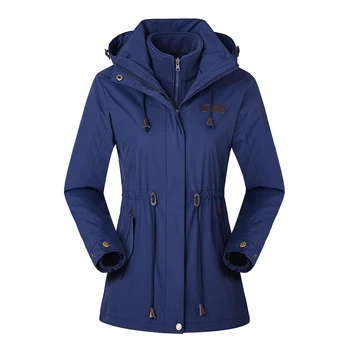 

Womens Waterproof Hooded Coat Outdoor Winter Skiing Sports Travel Jacket Wear