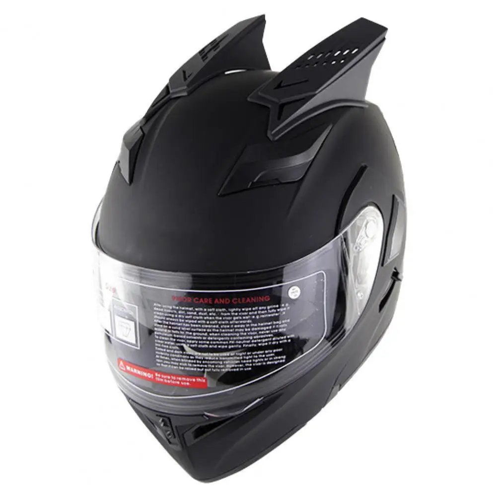 Practical Helmet Accessories Frosted Black Motorcycle Helmet Horns