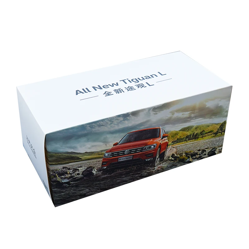 1:18 Высокая тщательная VW TIGUAN L сплав модель автомобиля статические металлические модельные автомобили с оригинальной коробкой