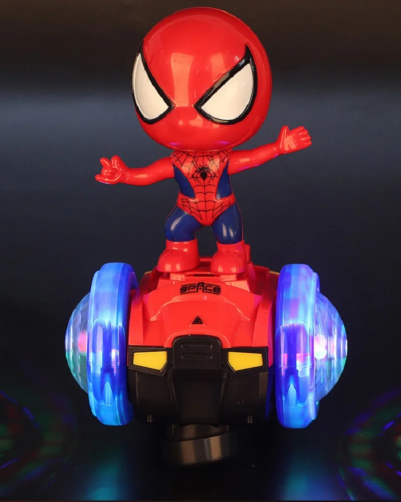 Spiderman Figure Toy One Piece Action Figure Captain America With Light The Amazing Spiderman Electronic Toys For Kids (8)