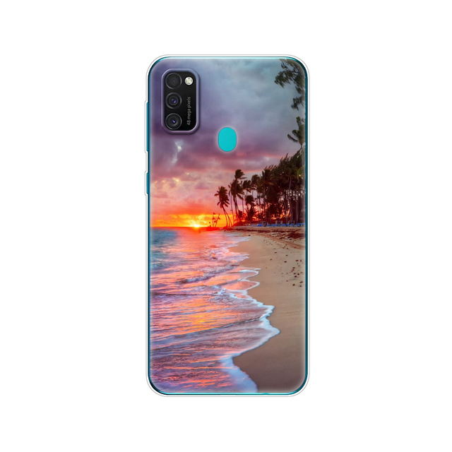 Samsung M21 Case 6.4" Soft Silicon Tpu Cover For Samsung Galaxy M21 M 21 SM-M215FZGUSER m215 Phone Back Shell Bumper Funda