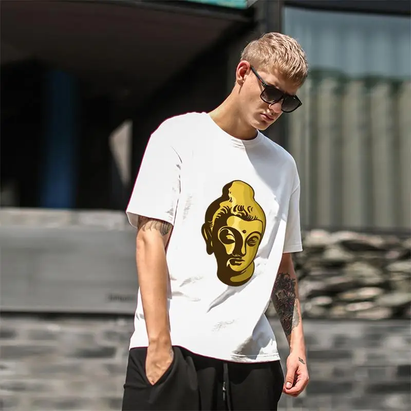 

Vintage Buddha Statue Head t-shirt 3xl 4xl 80xl Short-Sleeve xxxtentacion Unisex men tee t shirts