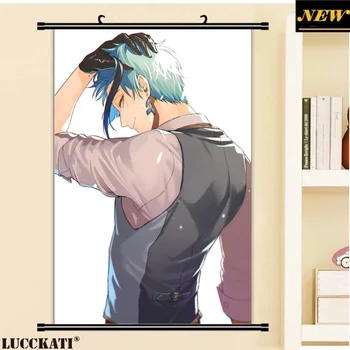 

Twisted Wonderland male Jade Leech Leona Floyd Lilia Ace Riddle cameltoe cartoon anime wall mural scroll canvas painting poster