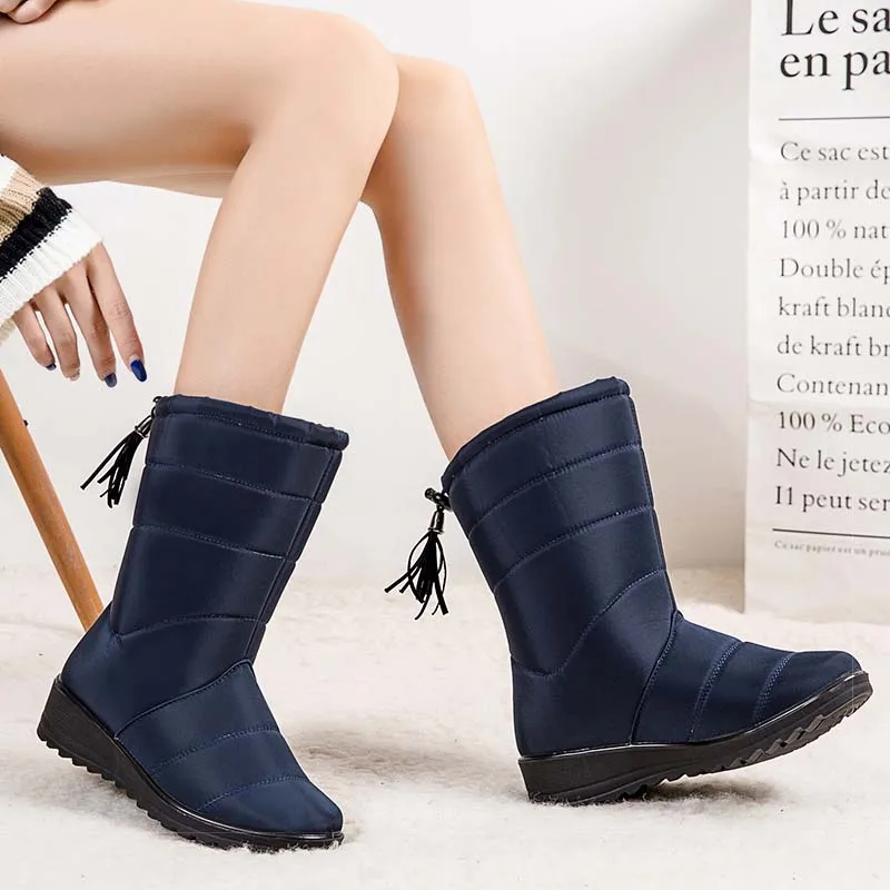 Boots Female Winter 2020 Waterproof Shoes For Women Style Women's Ankle Boots Brand Designer Ladies Shoes Botas Mujer