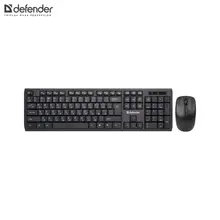 Клавиатура и мышь Defender Harvard C-945 RU,черный,мультимедийный