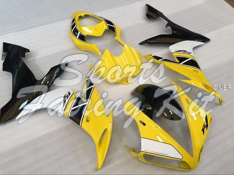 Full Body Kits for YAMAHA YZFR1 2004 - 2006 Yellow Black Fairings YZF R1 2005 | Автомобили и мотоциклы