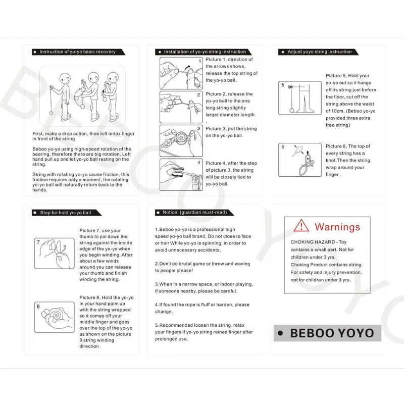 Bebo yoyo L1 Профессиональный Йо-Йо набор металлический йо-йо+ перчатка+ 3 струны детские игрушки подарок 19QF
