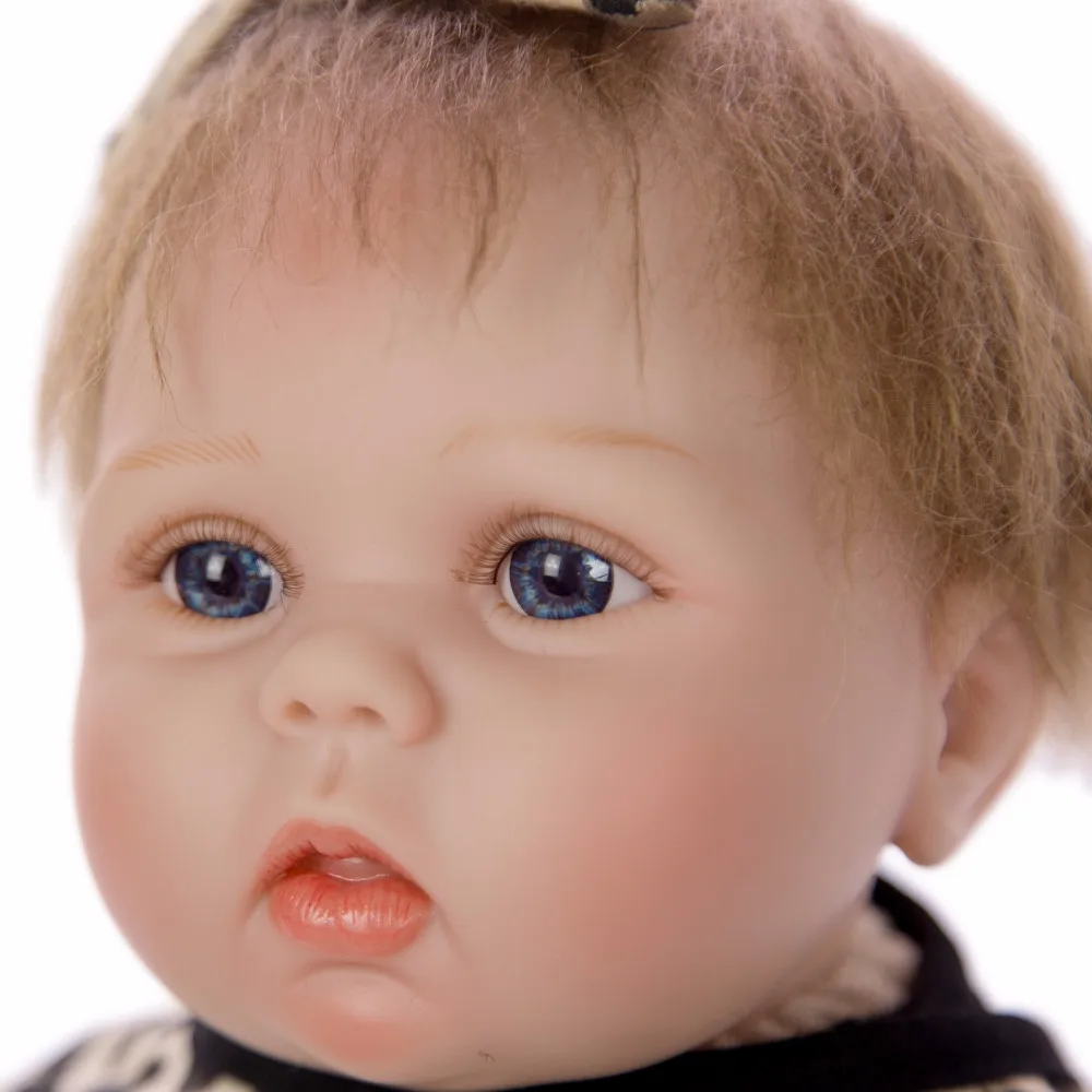 Популярные Reborn Baby Doll 55 см мультфильм Reborn Baby куклы Boneca 3/4 силикона с рисунками кошек, одеваются Одежда для куклы, np новая кукла игрушка «сделай сам»