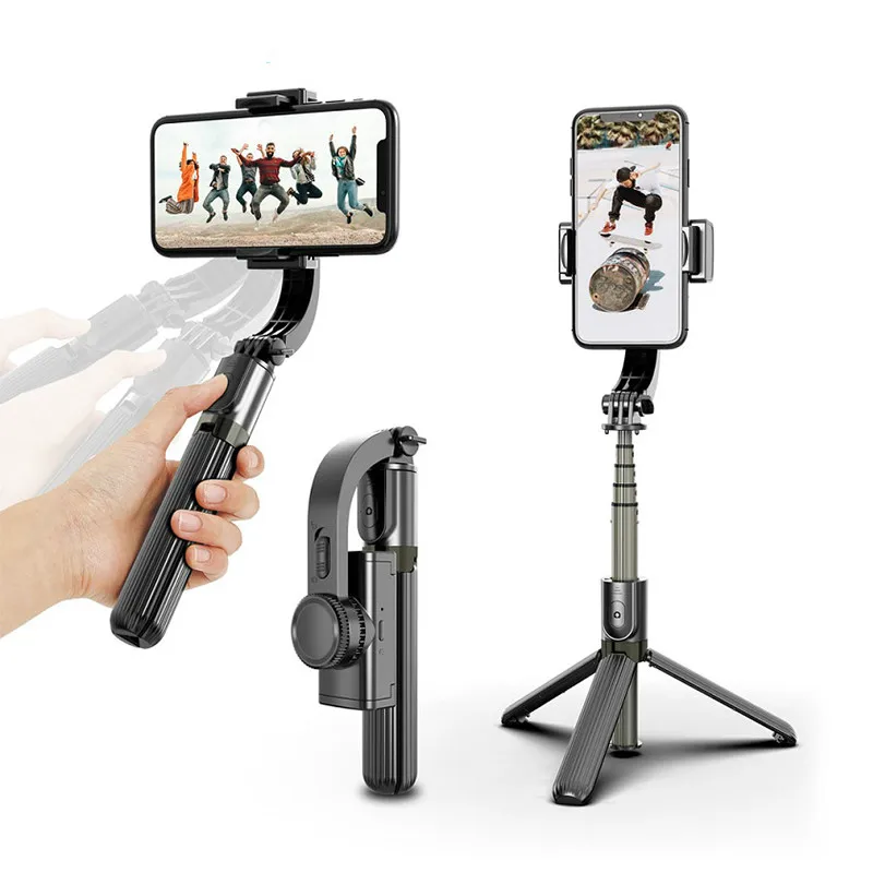

Bluetooth Handheld Gimbal Stabilizer Outdoor Holder Wireless Selfie Stick Adjustable Selfie Stand For phone IOS Androd