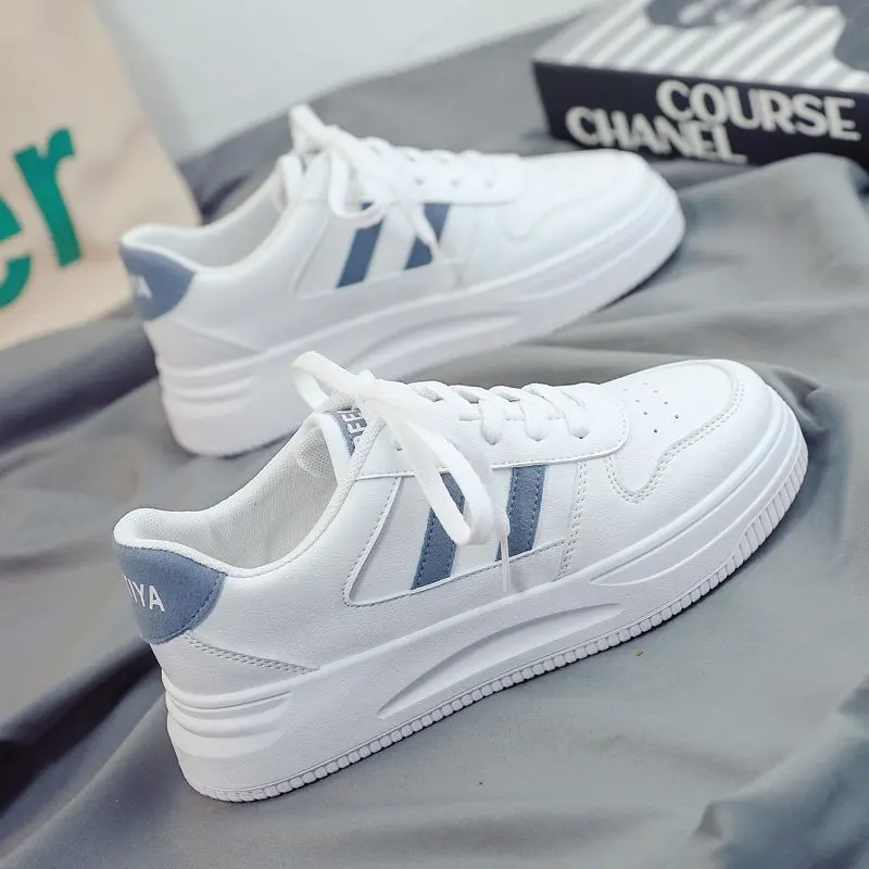 

2021 Fashion Women's Shoes Woman Sneakers Spring Color Matching Shallow Mouth Vulcanized Shoes Lace-up Comfortable Casual Shoes