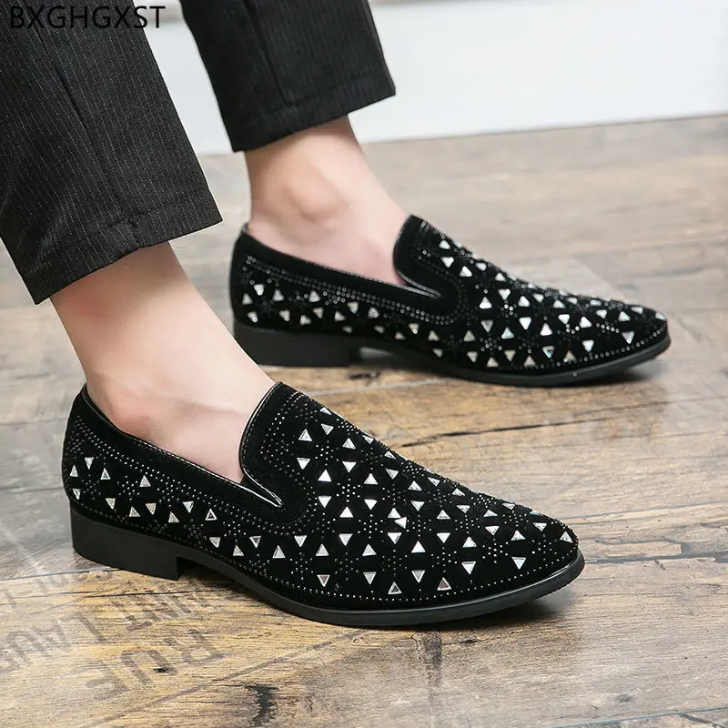 

Парикмахерская обувь для мужчин 2024, лоферы, деловые замшевые туфли, мужские мокасины, классические туфли, итальянская обувь, мужская обувь