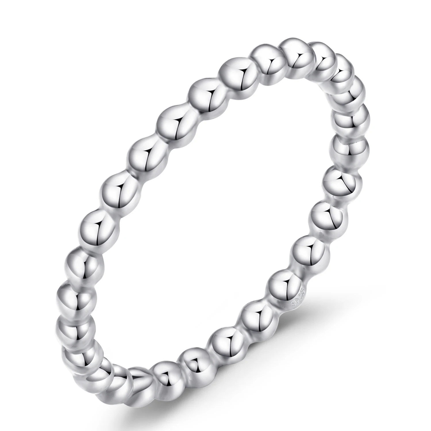 Jewelrypalace стерлингового серебра 925 Bubble сердце укладки кольцо подарок обручальные кольца для Для женщин Лидер продаж для девочек Сталь ювелирные изделия