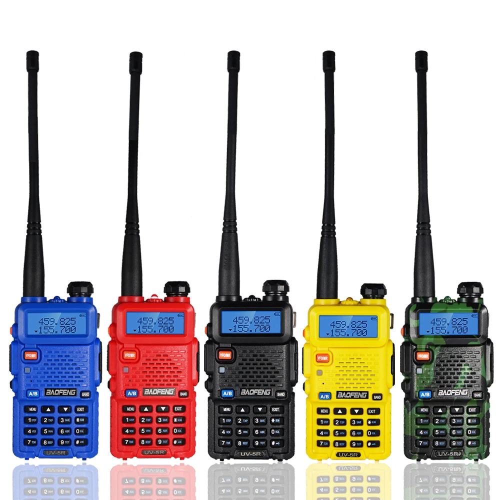 Рация Baofeng UV 5R Talkie 5W UV5R Двухдиапазонная портативная CB радиостанция VHF/UHF FM
