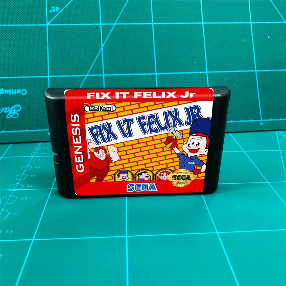 Игровой картридж Fix Felix JR - 16 бит MD для консоли MegaDrive Genesis | Электроника