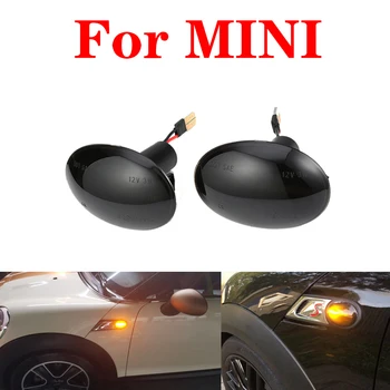 

For BMW Mini Cooper S R56 R57 R58 R59 Convertible Clubman Works Car LED Side Marker Lights Turn Signal Light Side Repeater Lamp