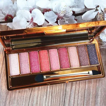 

Winnie bear 9 color diamond peach blossom eye shadow makeup mermaid her pumpkin grapefruit the bead light flash to the end