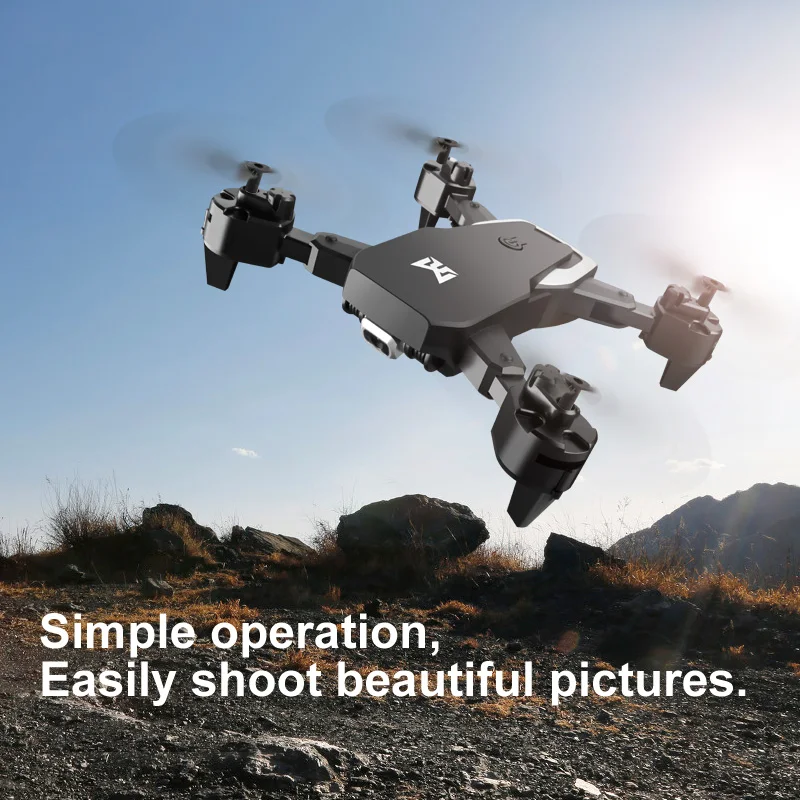 Latest KK6 Mini Drone with WIFI FPV 4K HD Camera RC Remote Control Helicopter Foldable Gesture Selfie Quadcopter Gifts for Kids