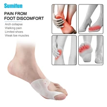 

4/6pcs Feet Care Toe Thumb Hallux Valgus Corrector Orthotics Bone Thumb Adjuster Correction Pedicure Socks Bunion Straightener