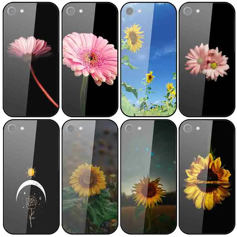 Чехол из закаленного стекла для iPhone X XR XS 11 Pro Max 8 7 Plus 5 дюймов 2020 6 6S чехол с