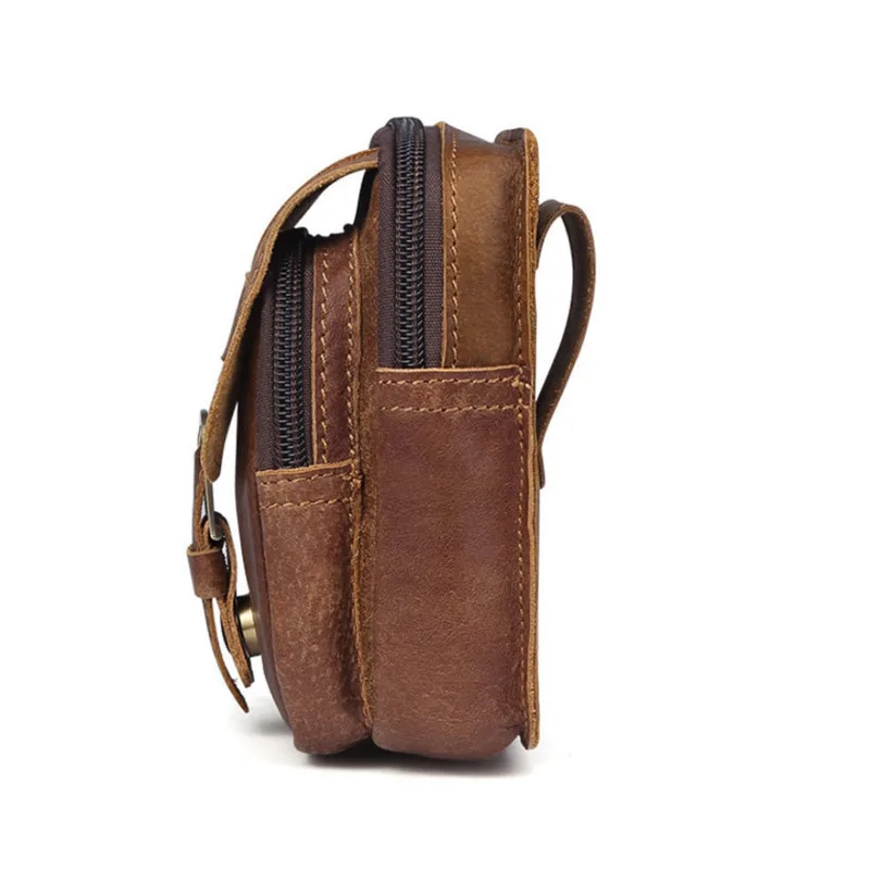 Новая мужская сумка-мессенджер из натуральной кожи, Высококачественная сумка на плечо для мужчин, деловая дорожная сумка через плечо, Маленькая мужская кожаная сумка