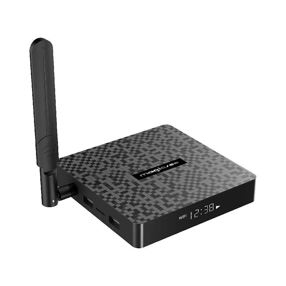 ТВ бокс Smart Android 9 0 DDR4 4 ГБ 32 ГБ/64 Amlogic Dual Wifi Bluetooth Gigabit Ethernet медиаплеер
