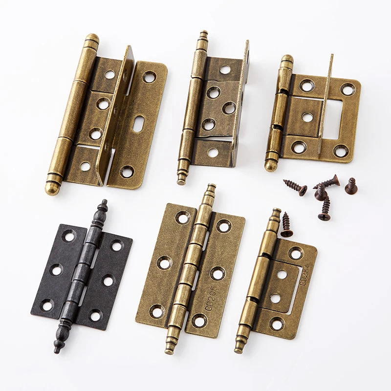 BRAND NEW 2PCS European Antique Furniture Hinges Mute Door Bearing Hinges Screen Splints