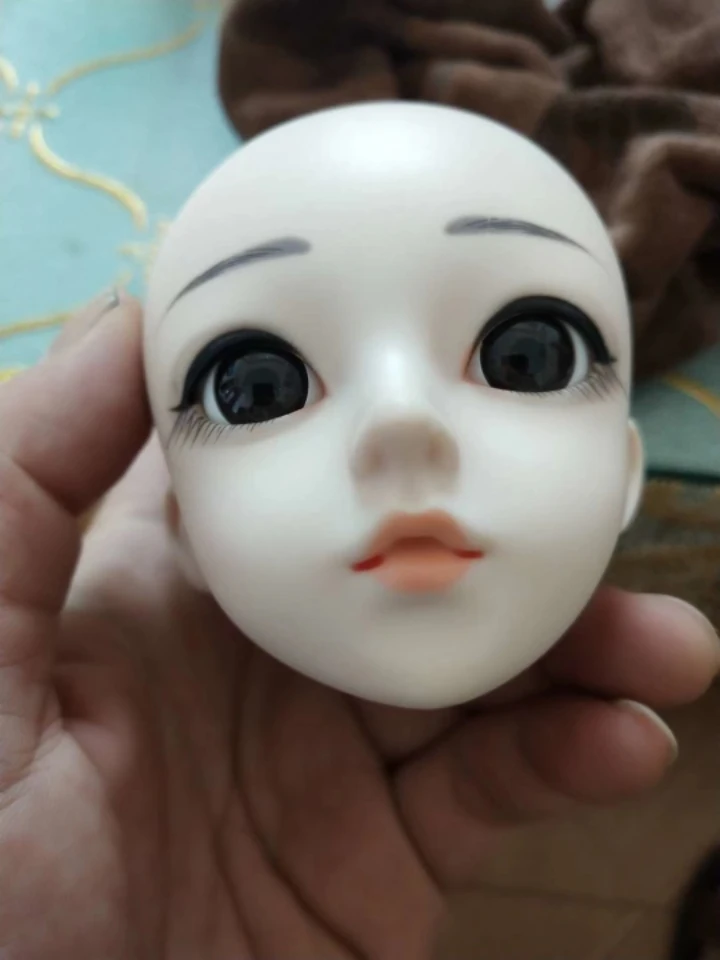 Аксессуары для кукол 1/3 BJD голова куклы 24 см с глазами девушки макияж тренировка