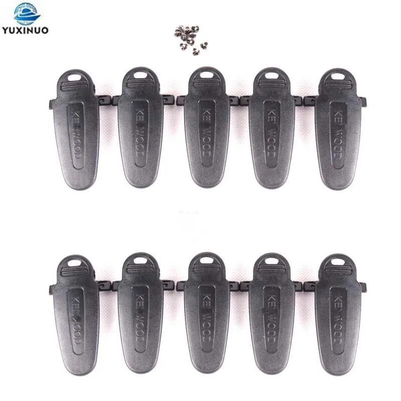 

Lot 10PCS Original KBH-12 Belt Clip with Screws for Kenwood TK-3360 TK-2360 TK-3170 TK-3160 3140 2170 2160 2140 3178 3148 Radio