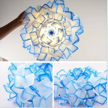 

Nordic Designer Suspension Lamp Colorful PP Acrylic Flower Led Pendant Light Bedroom Light Cafe Lights
