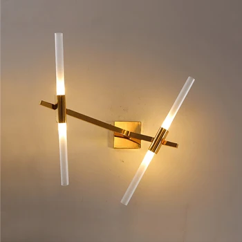 

LED Postmodern Iron Glass Gold Black Branch LED Lamp LED Light Wall lamp Wall Light Wall Sconce For Bedroom Corridor