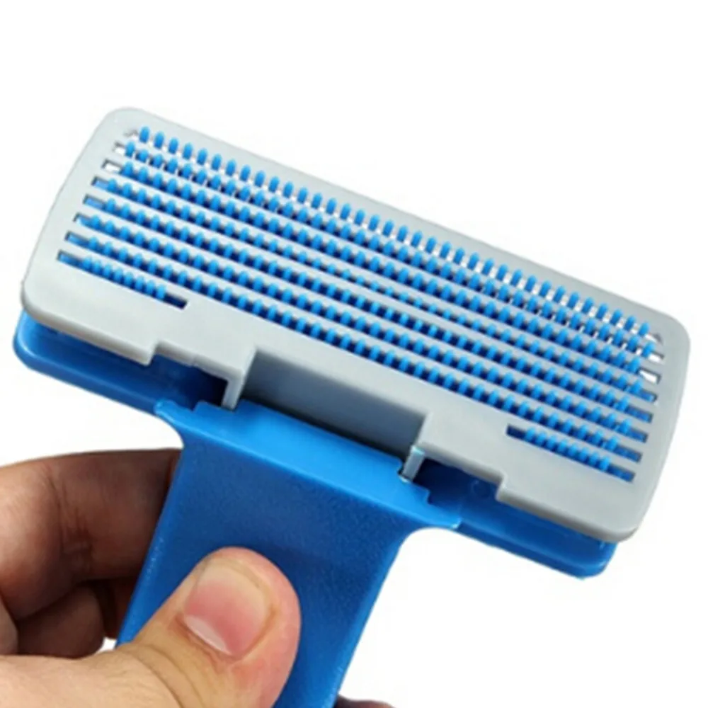 Pet Cleaning Brush Easy Self Cleaning Pet Brush Comb Bristle Slicking Comb Professional Tool